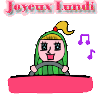 Gif animé joyeux lundi